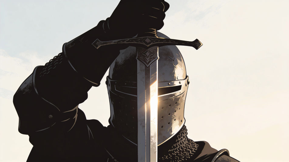 Sword raised