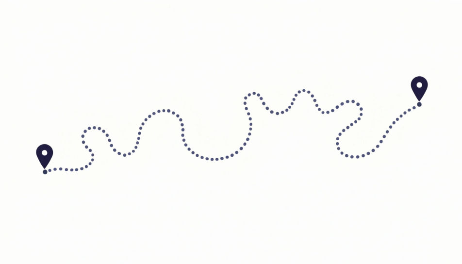 Illustrated route line