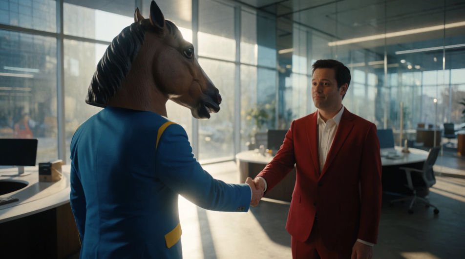 Horse mask interview