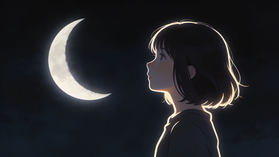 Side profile at night