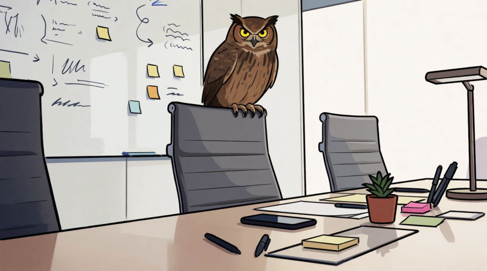 Owl chairs the meeting