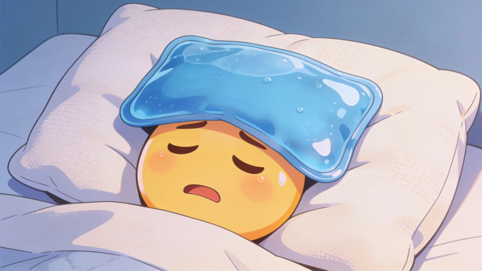 Ice pack close-up