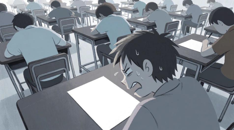 Blank exam paper