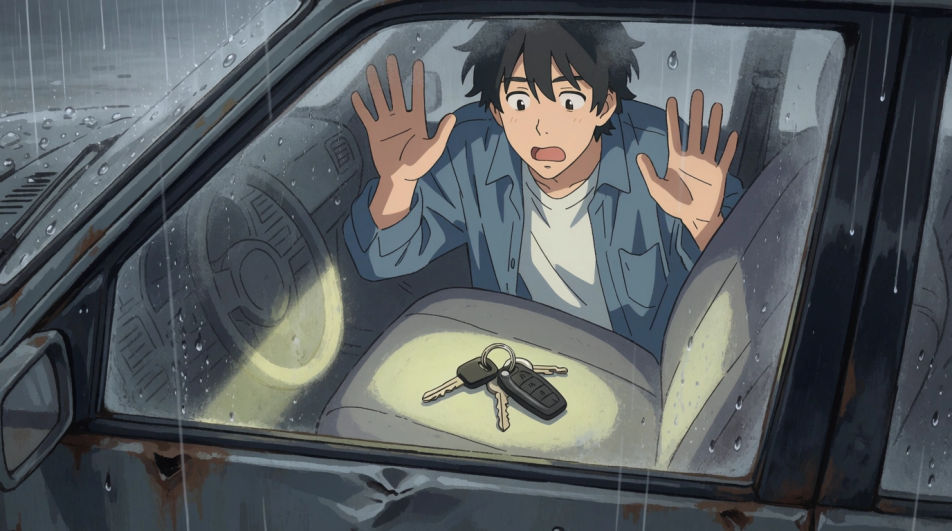 Keys locked inside