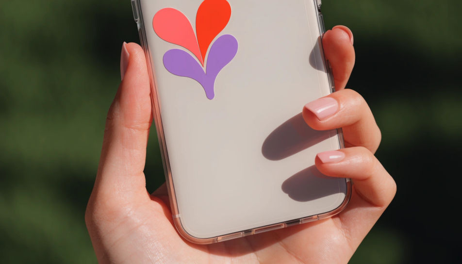 Clear case decal