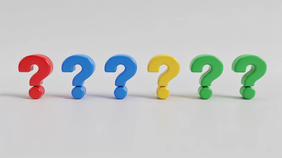 Color question mark row