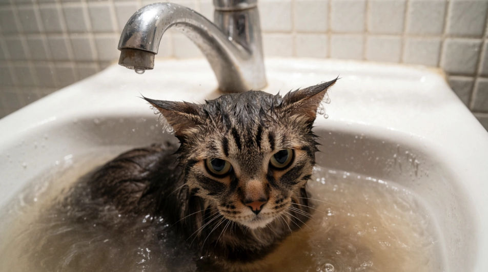 Bath time betrayal