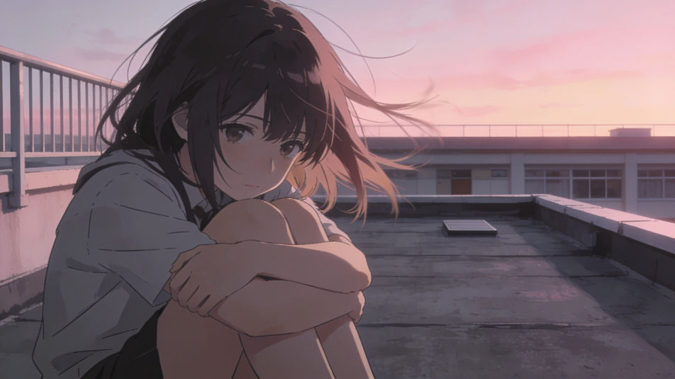 Rooftop at dusk