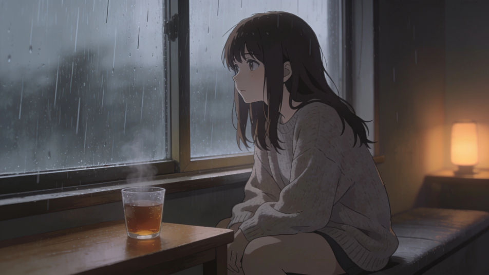 Rainy window seat
