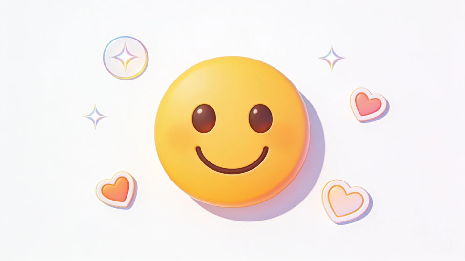 Smile with sparkles