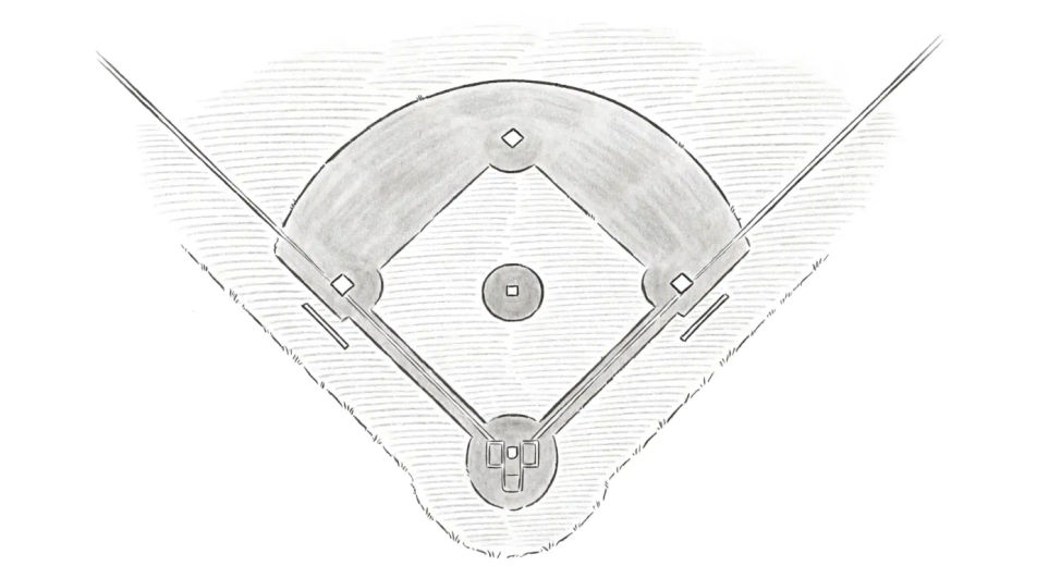 The diamond seen from above
