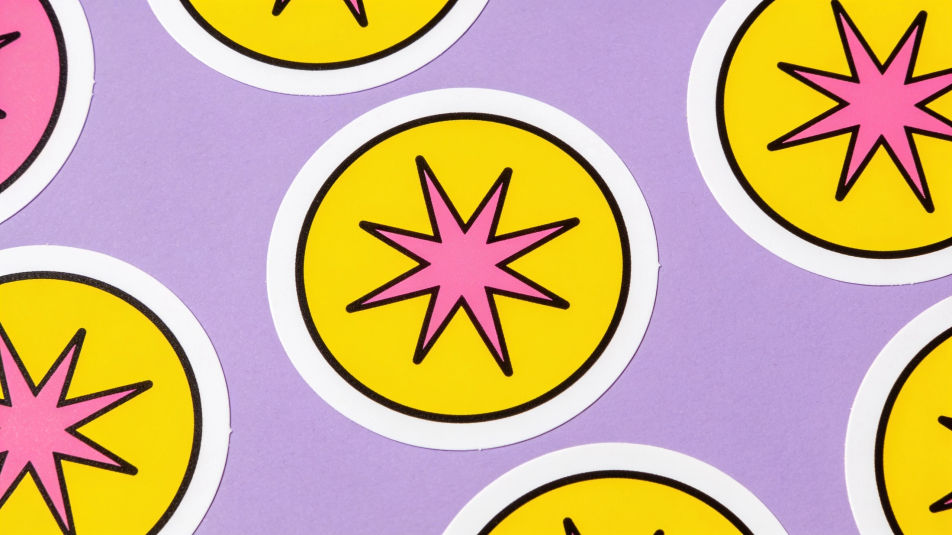 Sparkle sticker sheet