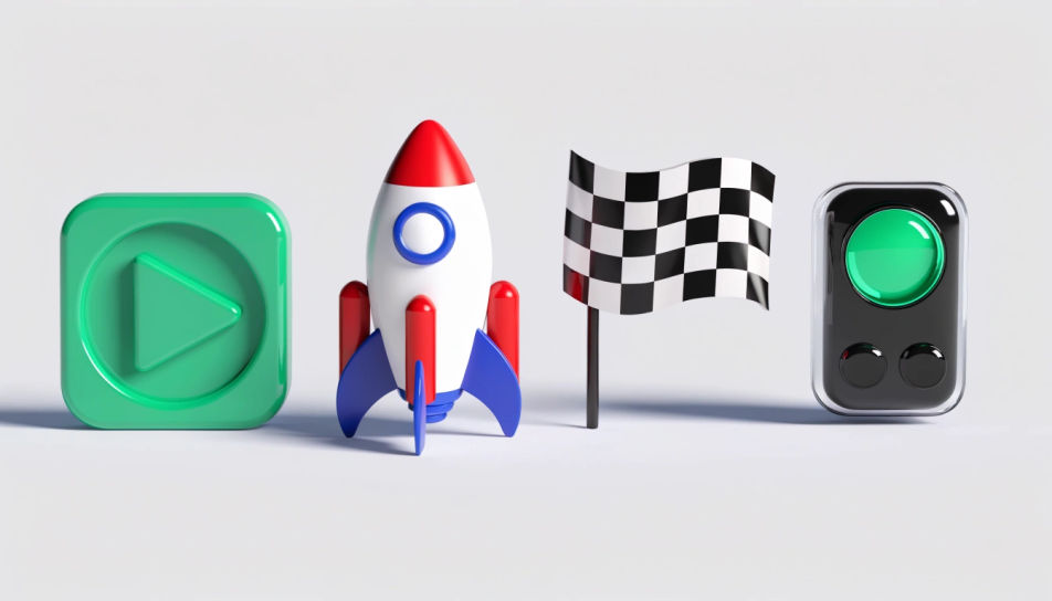 Go signal icon row