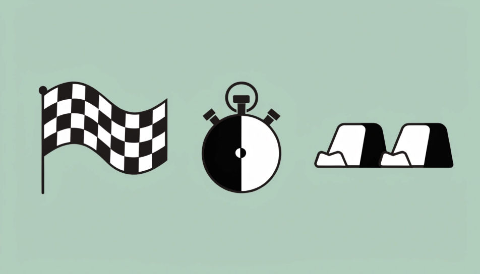 Race day flat set
