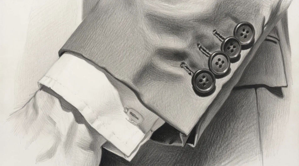 Cuff and sleeve detail