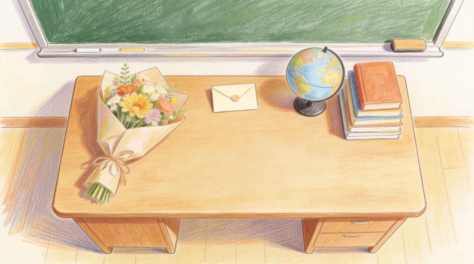 Desk still life