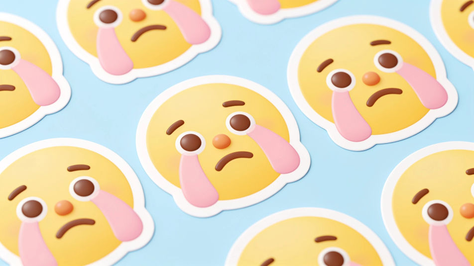 Teary sticker sheet