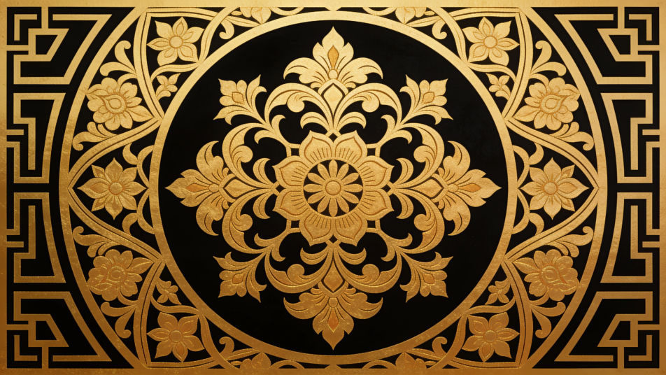 Centered ornament crop