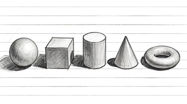 3D drawings that read as solid on a flat sheet
