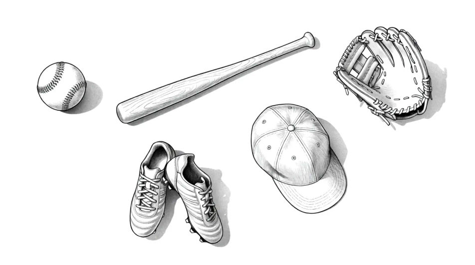 Equipment flat lay