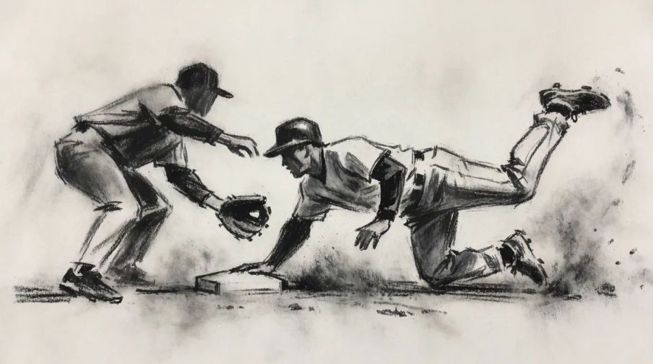 Slide into base in charcoal