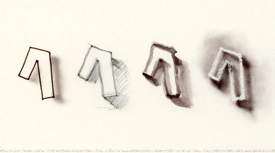 One subject, four mediums