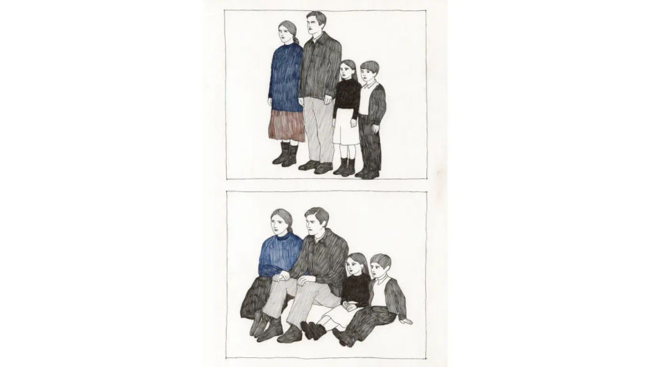 Family pose study sheet