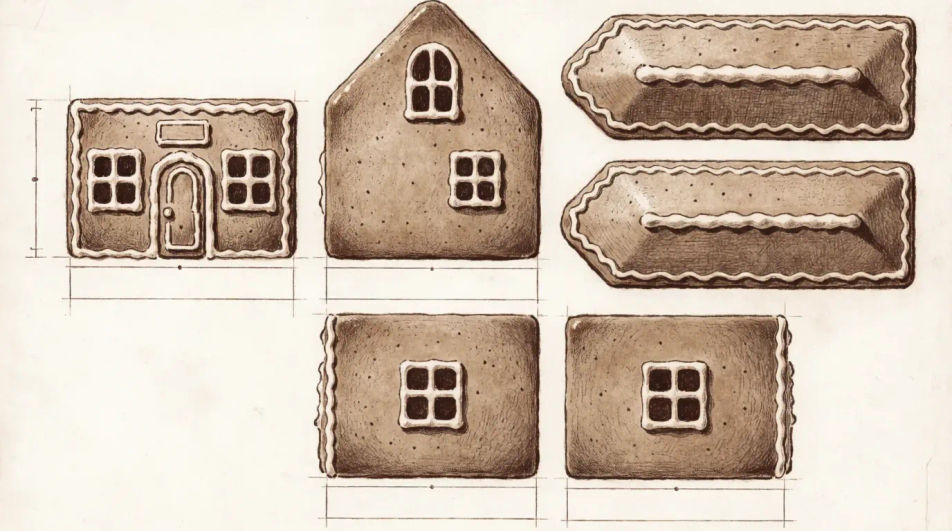 Construction sheet with flat panels