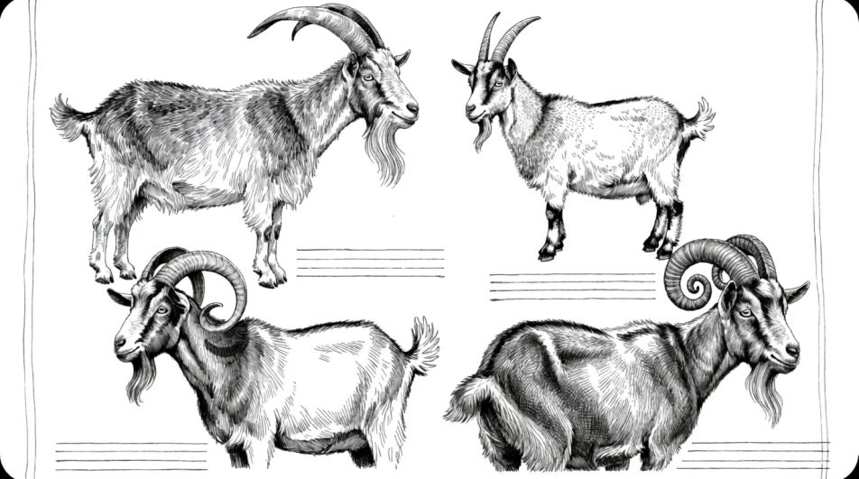 Goat breed study sheet