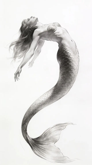 Mermaid Drawing | Morphic