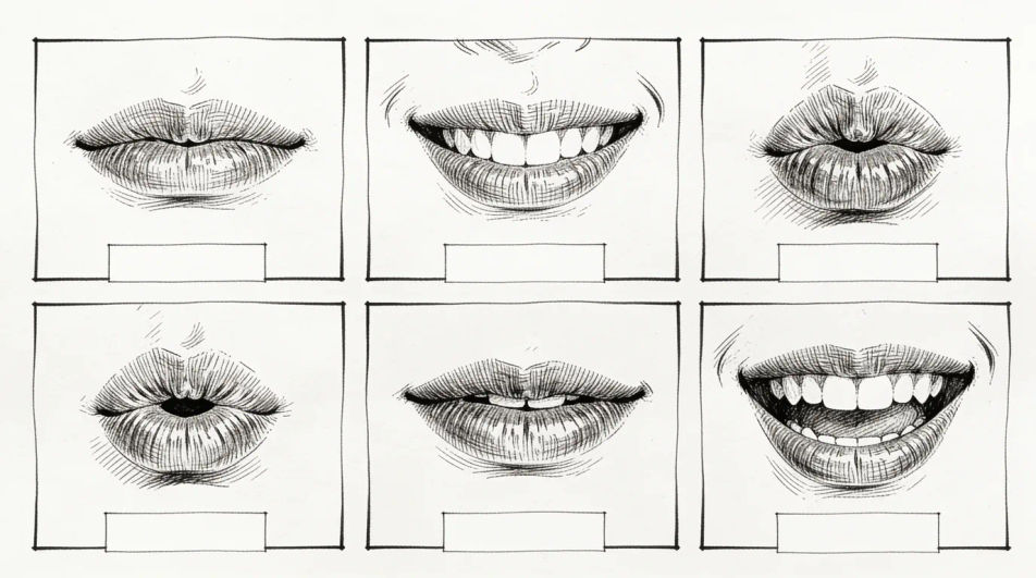 Expression study sheet