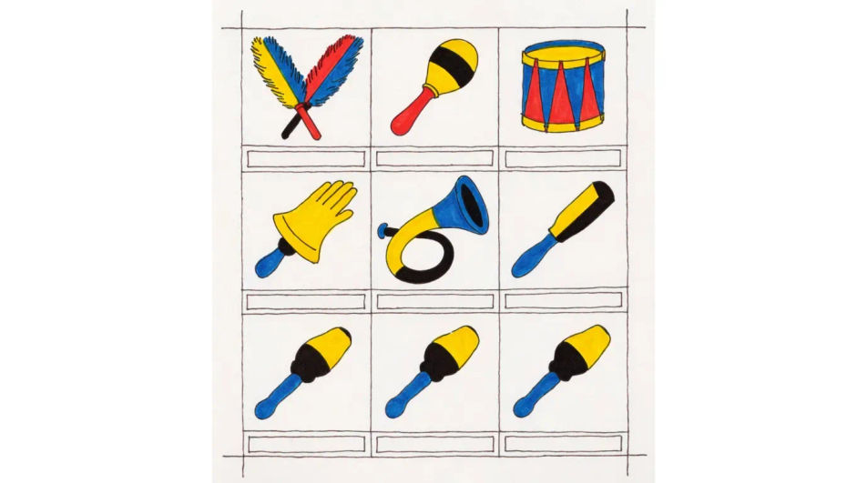 Nine-night motif sheet