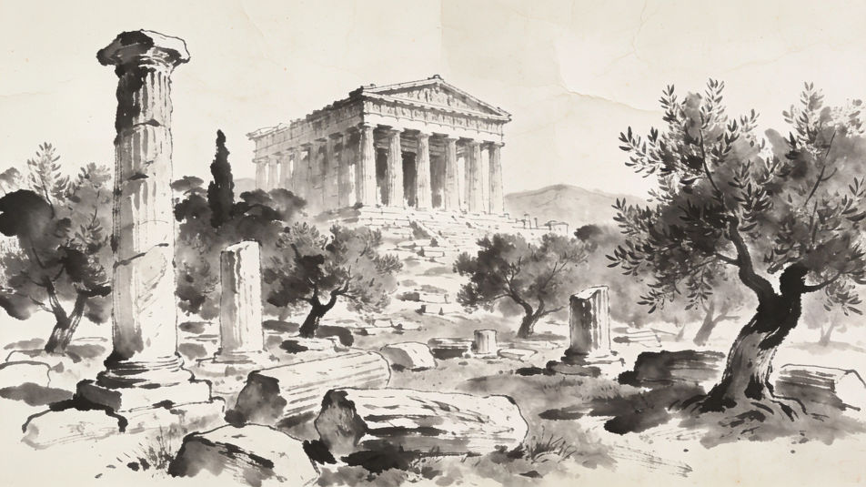 Ancient agora ruins