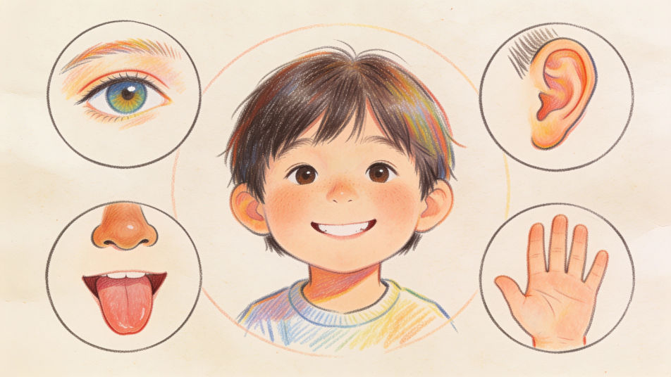 Five senses poster