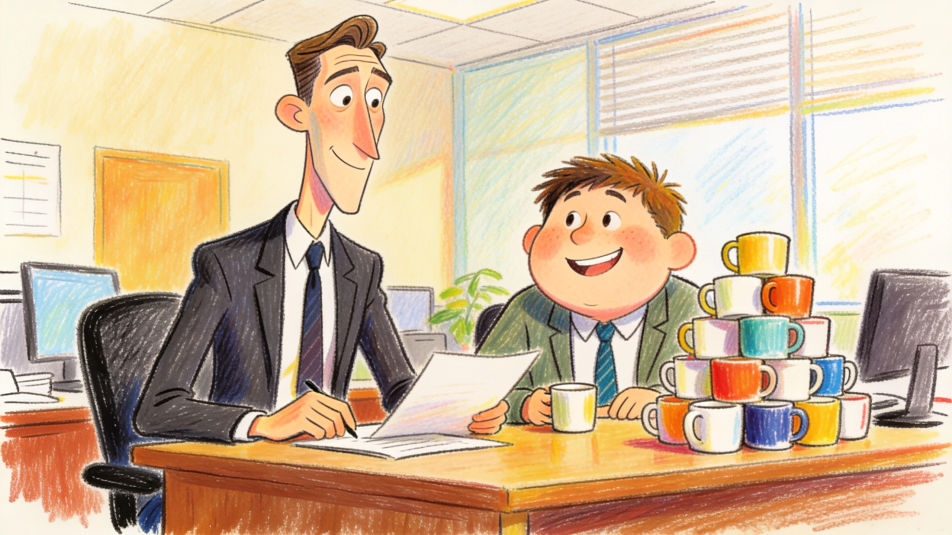 Caricature office team