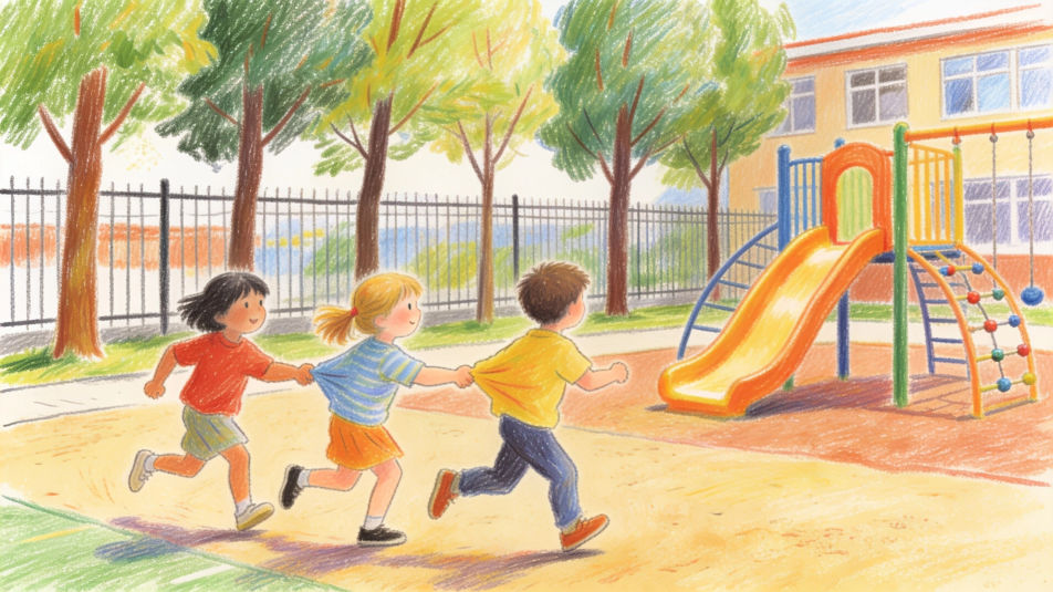 The school playground