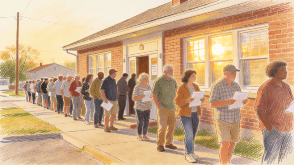 Line to vote
