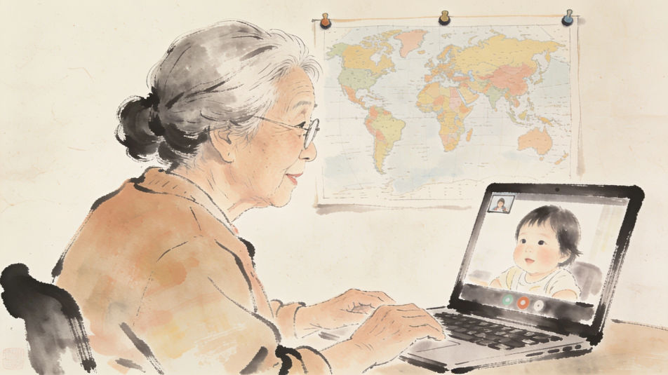 Video call across the world