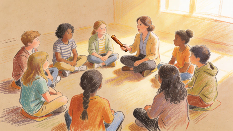 Class circle discussion