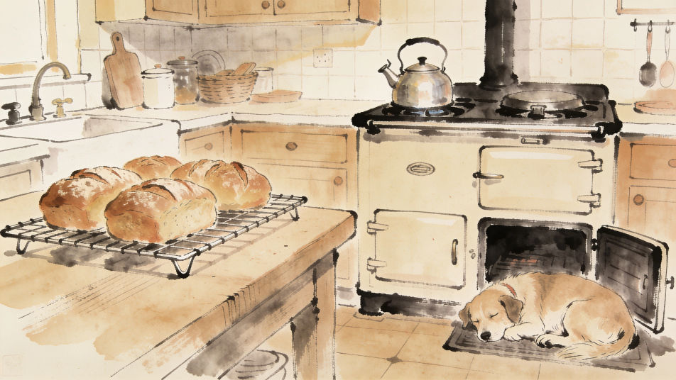 Kitchen baking day