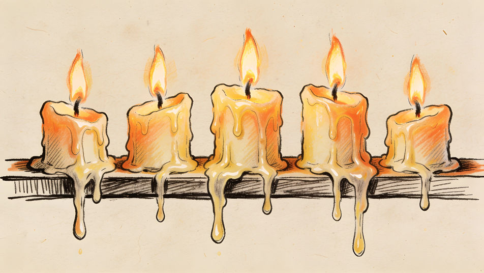 Candle wall