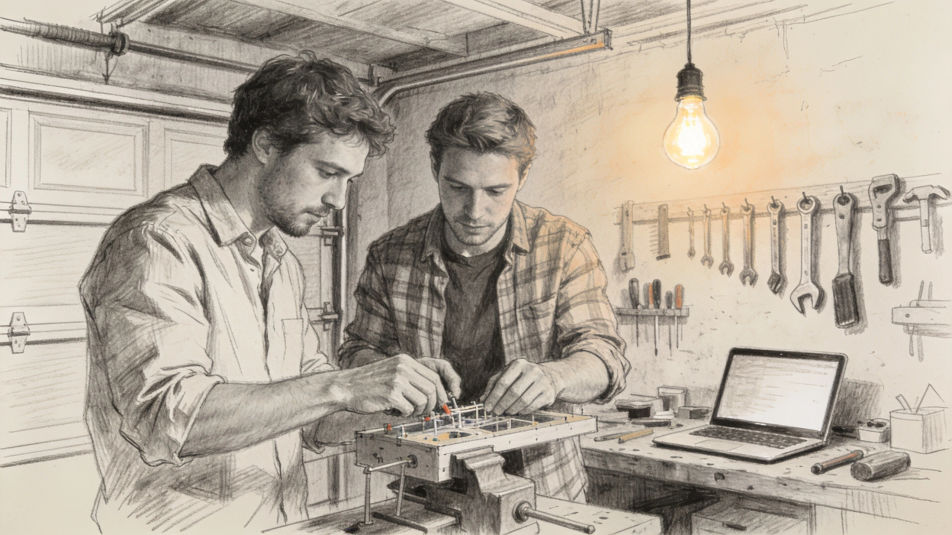 The garage workshop