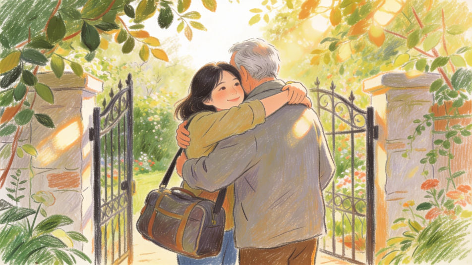 The grown up hug