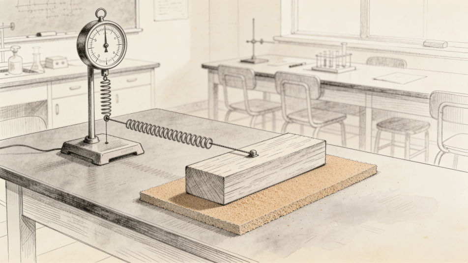 Science class lab bench