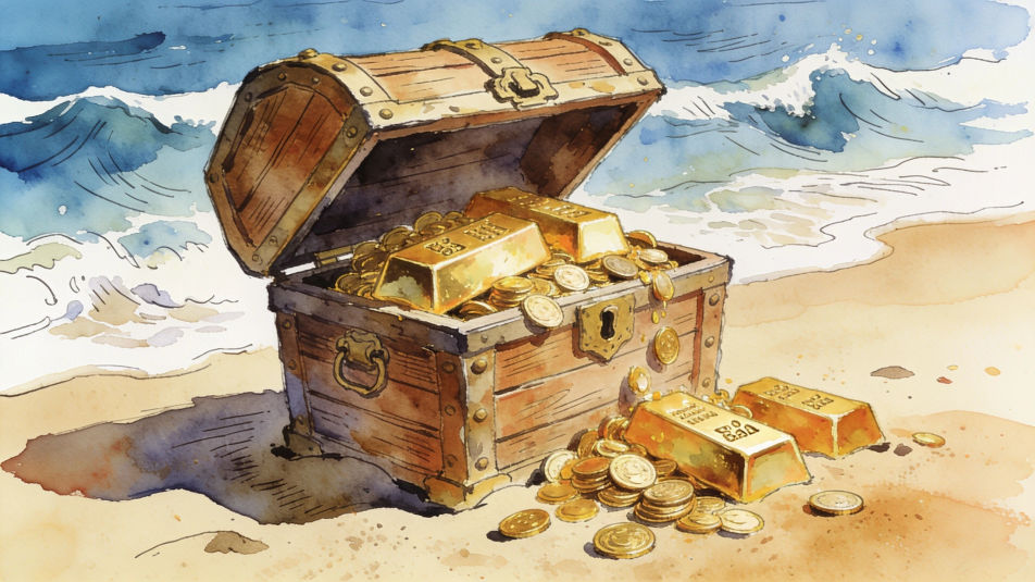 Pirate treasure chest