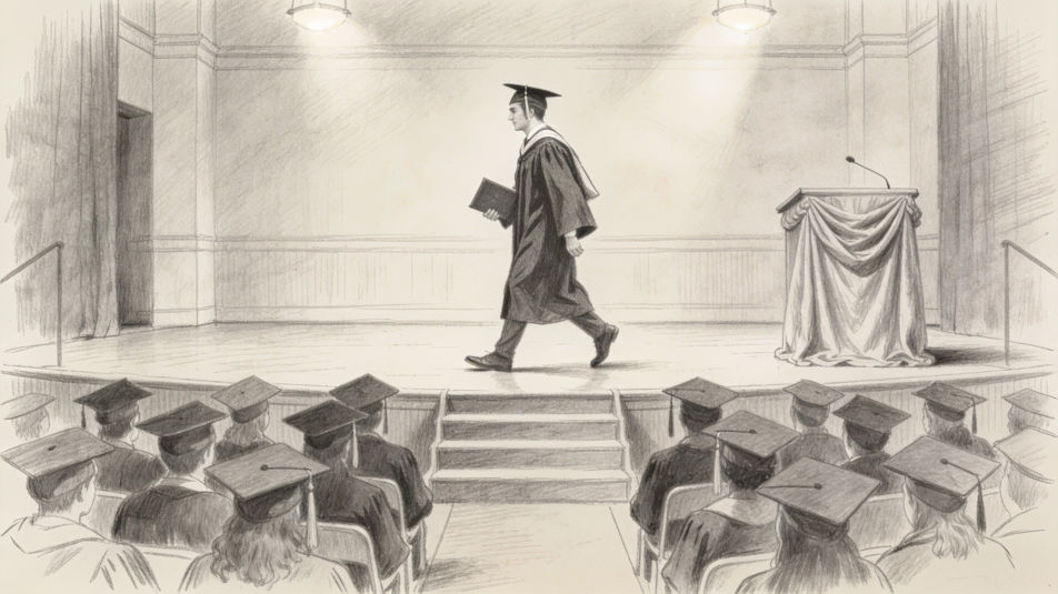 Walking the stage
