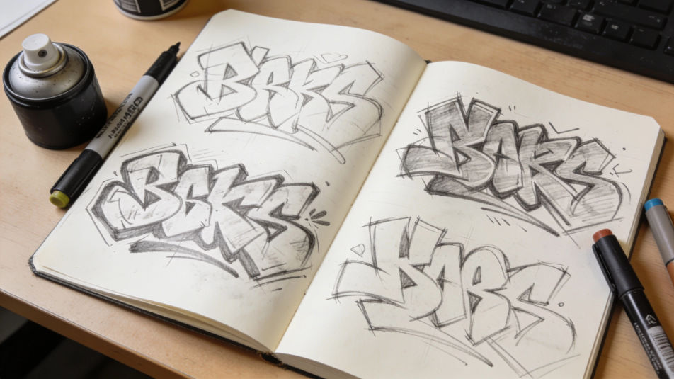 Blackbook on a desk