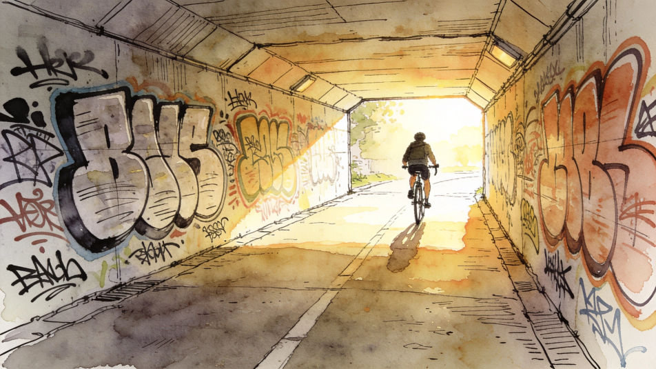 Tunnel of color