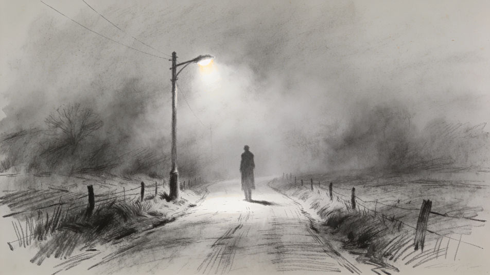 Fog on the old road
