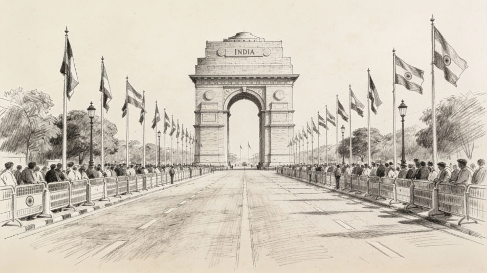 Republic Day avenue